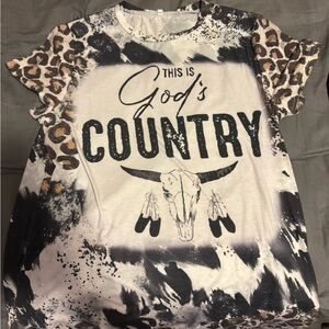 Leopard Print Kids Shirt - Black and Brown